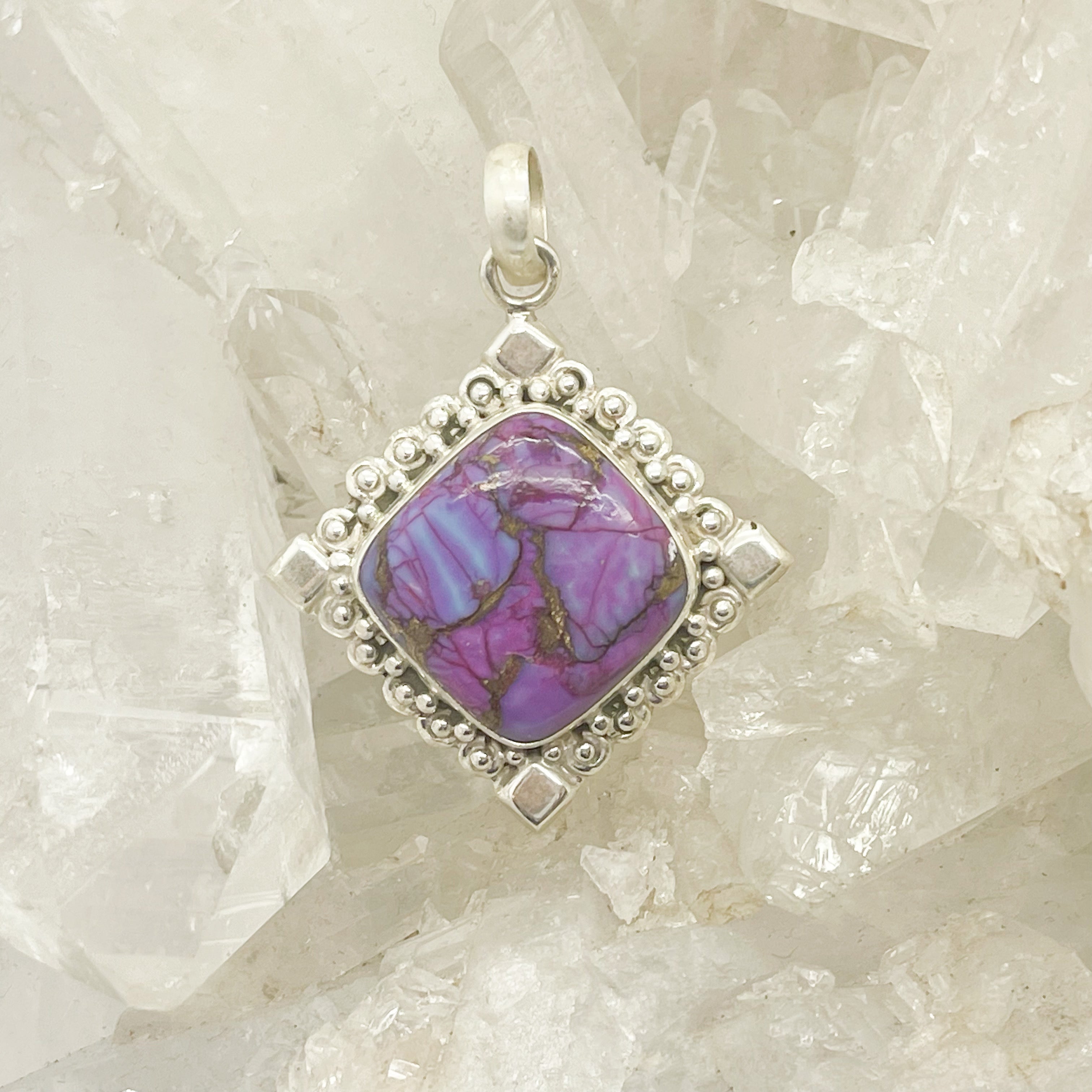 Purple Turquoise Pendant $96 – GoodiesGems